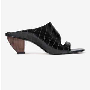 COPY - Zara Geometric Heeled Mules